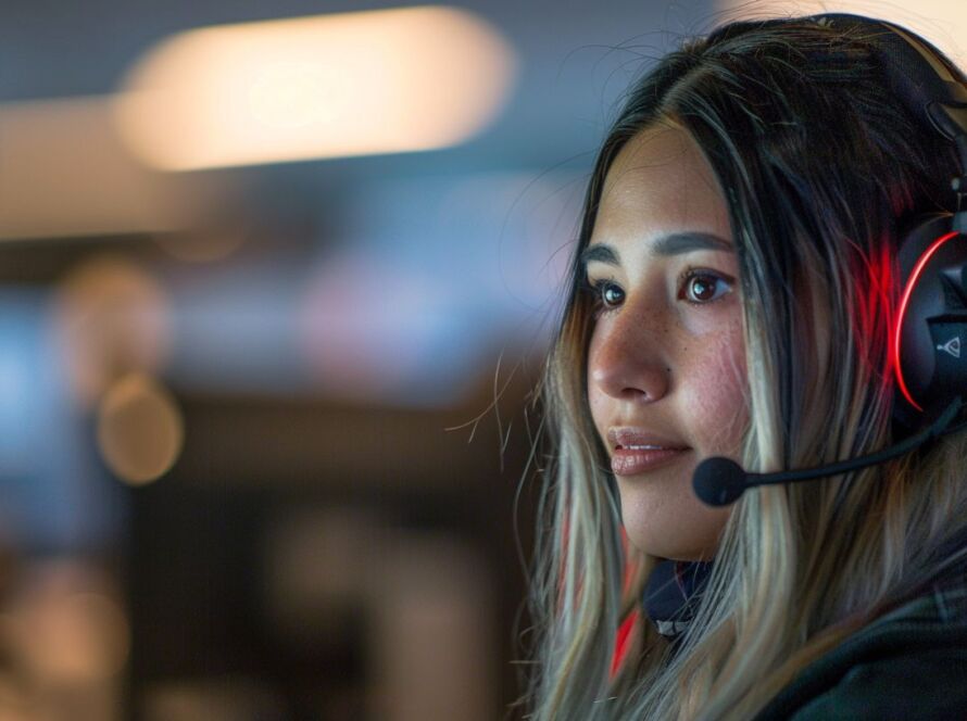Chatbot woman assistant