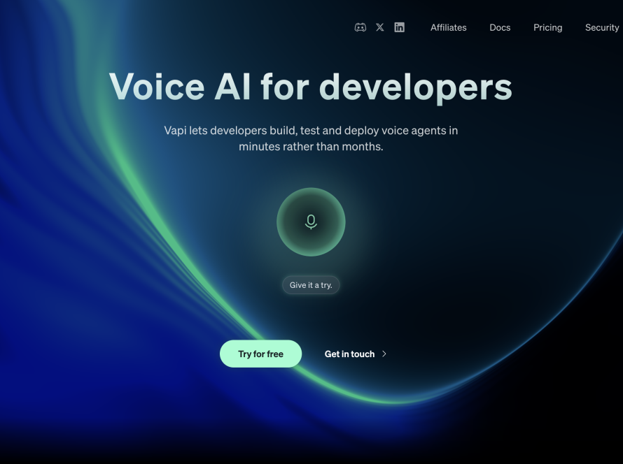 Vapi Voicechatbot setting