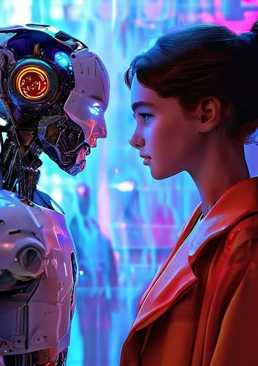 Sophisticated discussion between AI and human
